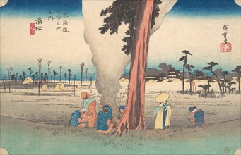 Hamamatsu, Toko no Zu, ca. 1834., ca. 1834. Creator: Ando Hiroshige.