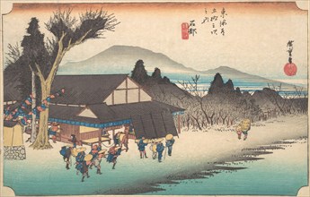 Ishibe, Megawa Sato, ca. 1834., ca. 1834. Creator: Ando Hiroshige.