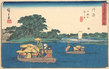 Kawasaki, ca. 1842., ca. 1842. Creator: Ando Hiroshige.