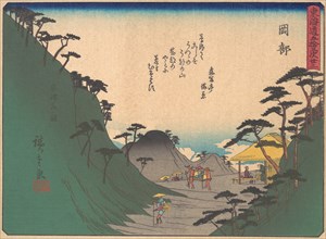 Okabe, from the series The Fifty-three Stations of the Tokaido Road, early 20th century. Creator: Ando Hiroshige.