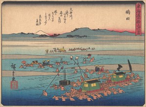 Shimada, from the series The Fifty-three Stations of the Tokaido Road, early 20th century. Creator: Ando Hiroshige.