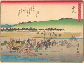 Kanaya, from the series The Fifty-three Stations of the Tokaido Road, early 20th century. Creator: Ando Hiroshige.