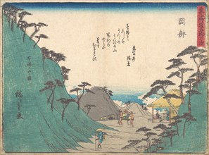 Okabe, ca. 1838., ca. 1838. Creator: Ando Hiroshige.