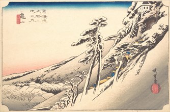Clear Weather after Snow, 19th century. Creator: Ando Hiroshige.