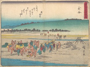 Kanaya, ca. 1838., ca. 1838. Creator: Ando Hiroshige.