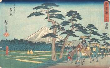Yoshiwara, ca. 1840., ca. 1840. Creator: Ando Hiroshige.