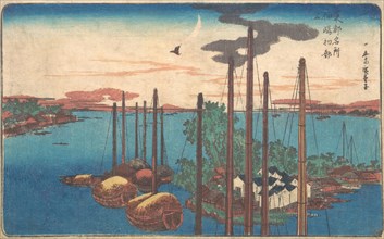 Tsukudajima Hatsu Hototogisu, probably 1830., probably 1830. Creator: Ando Hiroshige.