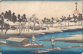 Clearing Weather after Snow at Massaki. Creator: Ando Hiroshige.