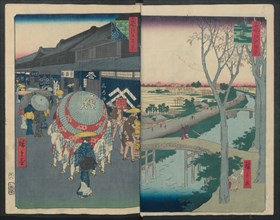 Hatsune Riding Ground, 1856-58., 1856-58. Creators: Ando Hiroshige, Uoya Eikichi.