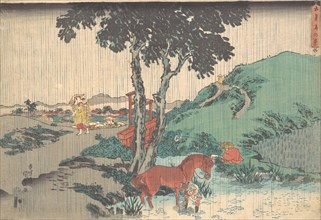 Rain of the Fifth Month (Samidare), 19th century., 19th century. Creator: Utagawa Kunisada.