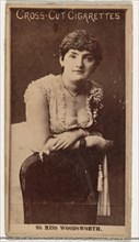 Card Number 98, Miss Woodsworth, from the Actors and Actresses series (N145-2) issued by ..., 1880s. Creator: Unknown.