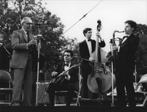 Benny Goodman, Capital Radio Jazz Festival, Knebworth, 1982.