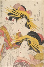 Album of Prints by Kikugawa Eizan, Utagawa Kunisada, and Utagawa Kunimaru, 19th century.