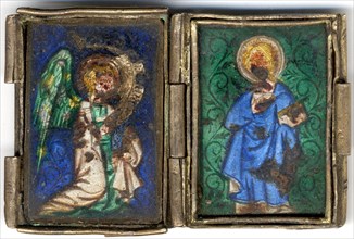 Diptych with the Annunciation, British, 14th century.