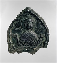 Censer Handle with Virgin Orant, Byzantine, 13th-14th century.
