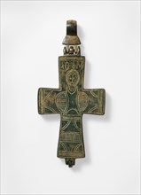 Reliquary Cross with Christ and the Virgin, Byzantine, 9th-13th century.
