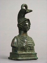 Steelyard Weight with the Bust of Athena, Byzantine, 350-500.