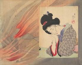Insurance girl' (hoken musume), illustration from Bugei Kurabu (Literary Club).