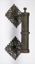 Door handle and two Escutcheon plates, German, 16th century.