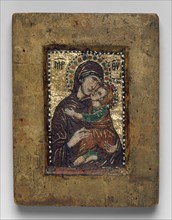 Portable Icon with the Virgin Eleousa, Byzantine, early 1300s.