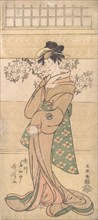 Actor Segawa Tomisaburo II as the Geisha Asaka, 1794-95.