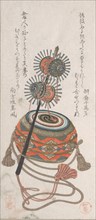 Drum and Keiro, A Kind of Musical Instrument Used for the Bugaku Dance, 19th century.