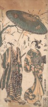 The Actor Nakamura Kumetaro I as an Oiran, ca. 1756.