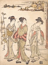 Ashinoyu Spring in Hakone, ca. 1779.