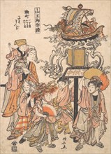 Childrens' Lantern Float, Kojimachi 1,2, 3-chome Block Association, Sanno Festival, ca. 1780.