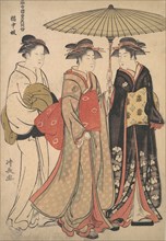 Geisha of the Tachibana Street, ca. 1786.