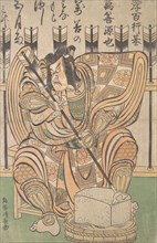 Ichikawa Danjuro II in the Role of Soga Goro from the Play "Yanone", ca. 1790.
