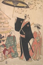 Ichikawa Yaozo III in the Role of Sukeroku from the Play "Yukari no Edo-sakura", also known as "Sukeroku", 1784.