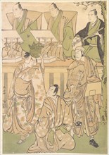 Ichikawa Danjuro Fifth as Kyo no Jiro in Disguise as Dekuroku byoe the Stree Puppet-showman, ca. 1788.