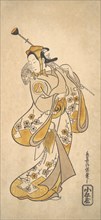 Ichikawa Monnosuke as a Sarumawashi or Monkey Showman, ca. 1720-25.