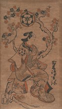Dekishima Hanya Seated on a Cherry Tree, ca. 1700-05.