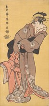 Actor Segawa Tomisaburo II as the Courtesan Toyama and Actor Ichikawa Kurizo as Higashiyama Yoshiwakamaru, 1794-95.