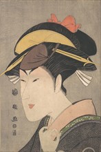 The Actor Matsumoto Yonesaburo in a Woman's Role, late 1790s.