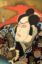 Kabuki Actor Ichikawa Ebizo V as Kumagai Jiro Naozane, ca. 1849.
