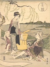 Chofu no Tamagawa, ca. 1789.