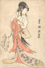 Kabuki Actor Segawa Kikunojo III in a Mad Female Role, 1798 (Kansei 9).