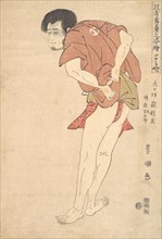 The actor Arashi Ryuzo later known as Arashi Shichigoro, 18th-19th century.
