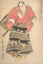 The Actor Sawamura Sojuro III in the Role of Shimada Juzaburo, from the series "Image of Actors on Stage", ca. 1795.
