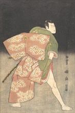 Bando Minosuke (Mitsugoro III) in the Role of a Young Samurai, 1796.