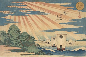 Tempozan Man-sen Nu-shin no Zu, 1838.