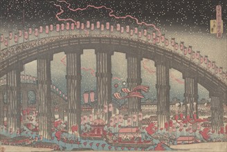 The Tenmangu Festival at Osaka, 1834.