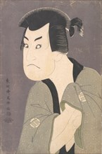 Sakata Hangoro III as Fujikawa Mizuemon in the Play "Hana Ayame Bunroku Soga", 1794.