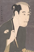 Onoe Matsusuke I as Matsushita Mikinojo in the Play "Katakiuchi noriyaibanashi", 1794.