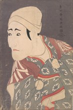 Kabuki Actor Morita Kan?ya VIII as the Palanquin-Bearer in the Play A Medley of Tales of Revenge (Katakiuchi noriaibanashi) , 5th month, 1794.