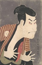 Kabuki Actor Otani Oniji III as Yakko Edobei in the Play The Colored Reins of a Loving Wife (Koi nyobo somewake tazuna), 6th month, 1794.