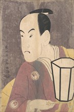Bando Hikosaburo III as Sagisaka Sanai in the Play "Koinyobo Somewake Tazuna", 1794.